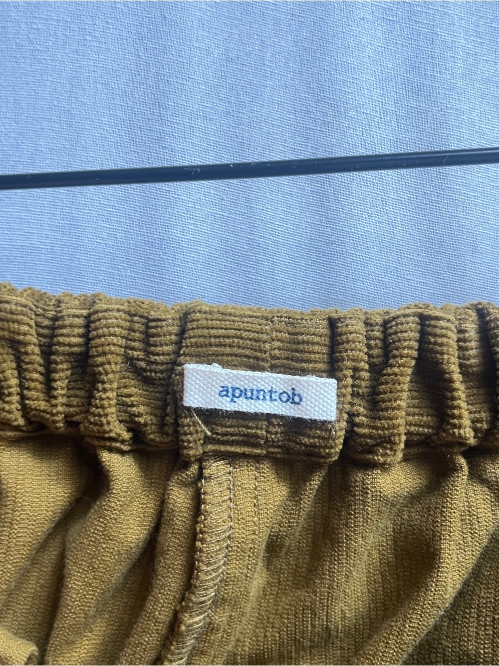 Apuntob 100% Cotton Mustard Yellow Corduroy Trousers Made in Italy Size S - Picture 4 of 11